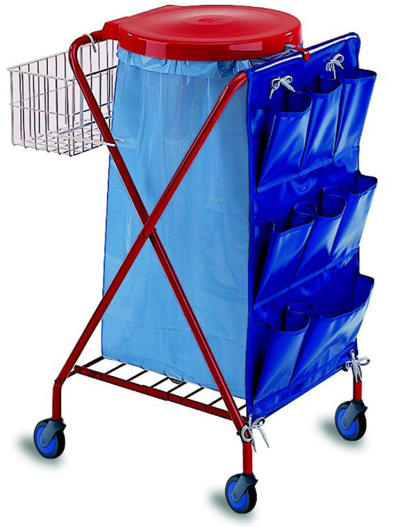 CARRELLO A “X” VERNICIATO ATTACCO TONDO