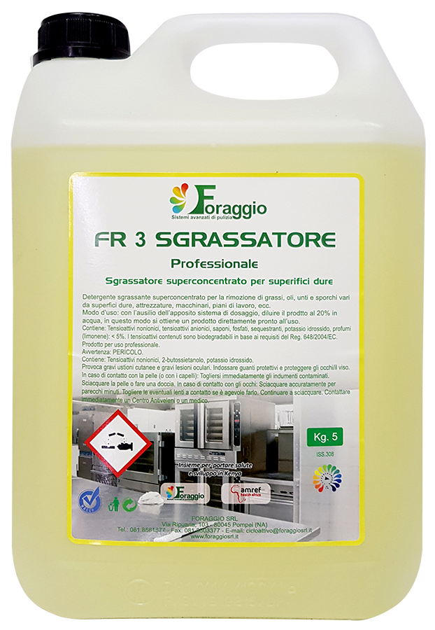 Detergente Sgrassatore Concentrato Profumato Grinder Ice 6 kg Bailer