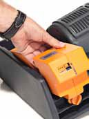 ASPIRAPOLVERE NILFISK GD5 BACK BATTERY