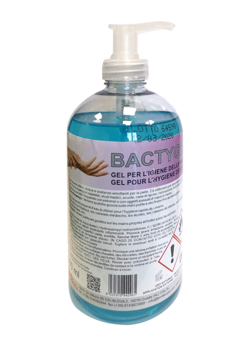 BACTYGEL ML.500 igienizzante mani