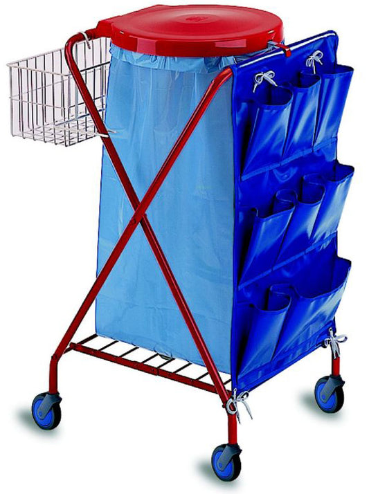 CARRELLO A “X” VERNICIATO ATTACCO TONDO